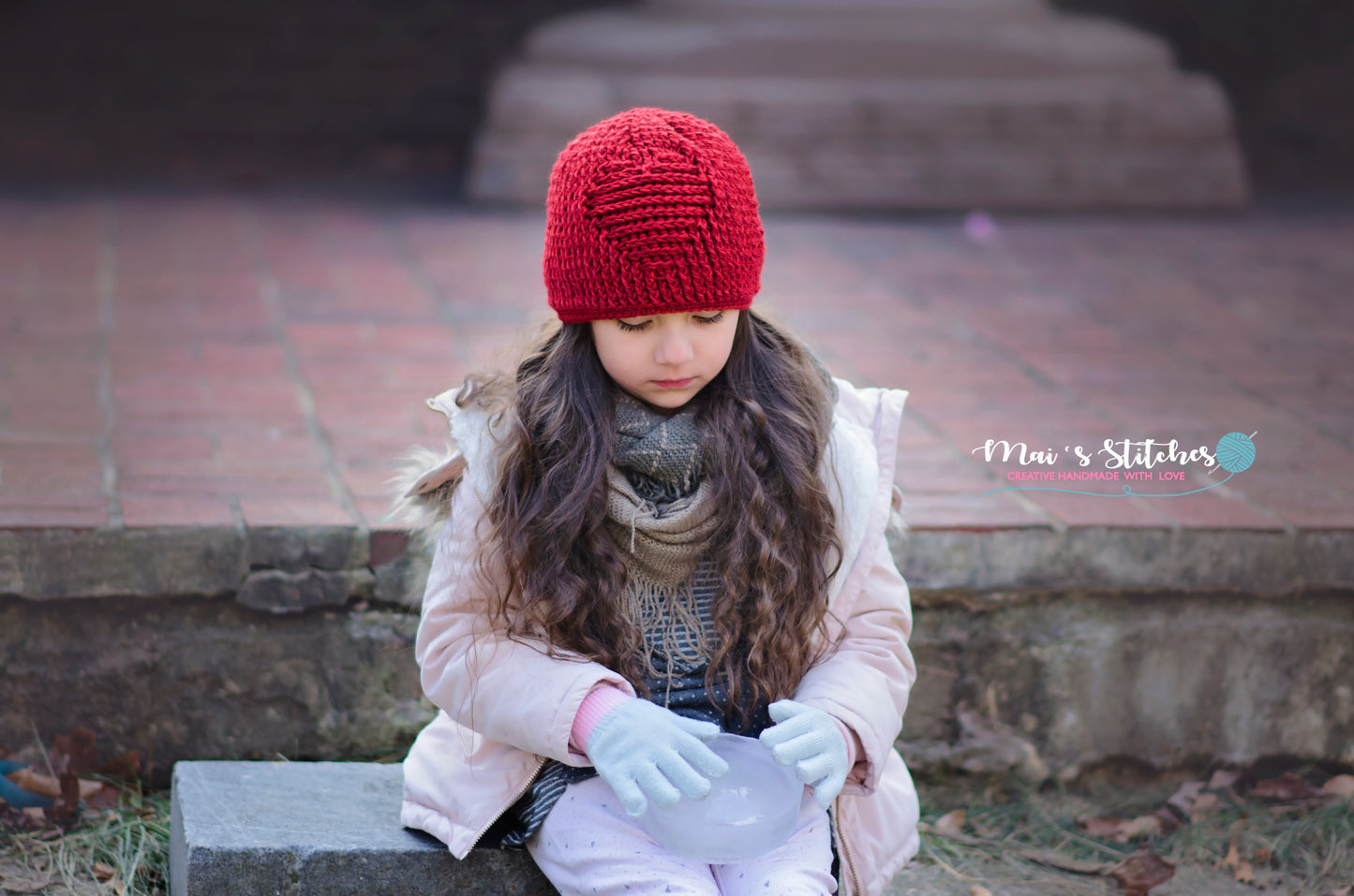 Crochet Pattern for Embossed Heart Beanie | Crochet Hat Pattern | Hat Crocheting Pattern | DIY Written Crochet Instructions