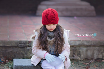 Crochet Pattern for Embossed Heart Beanie | Crochet Hat Pattern | Hat Crocheting Pattern | DIY Written Crochet Instructions
