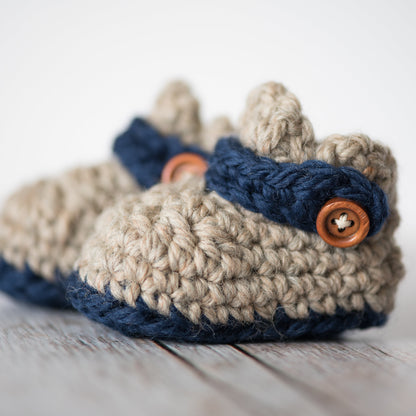 Crochet Pattern for Button Strap Baby Loafers | Crochet Baby Shoes Pattern | Baby Booties Crocheting Pattern | DIY Written Crochet Instructions