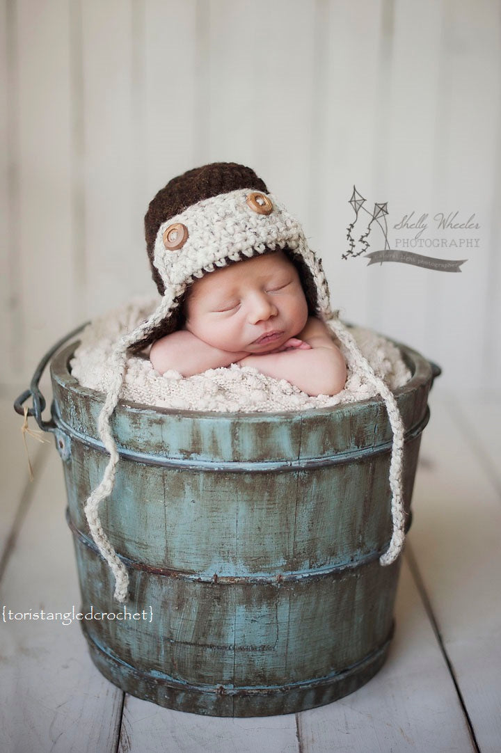 Crochet Pattern for Aviator Bomber Lumberjack Hat | Crochet Hat Pattern | Hat Crocheting Pattern | DIY Written Crochet Instructions