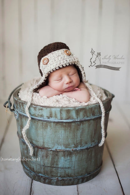 Crochet Pattern for Aviator Bomber Lumberjack Hat | Crochet Hat Pattern | Hat Crocheting Pattern | DIY Written Crochet Instructions