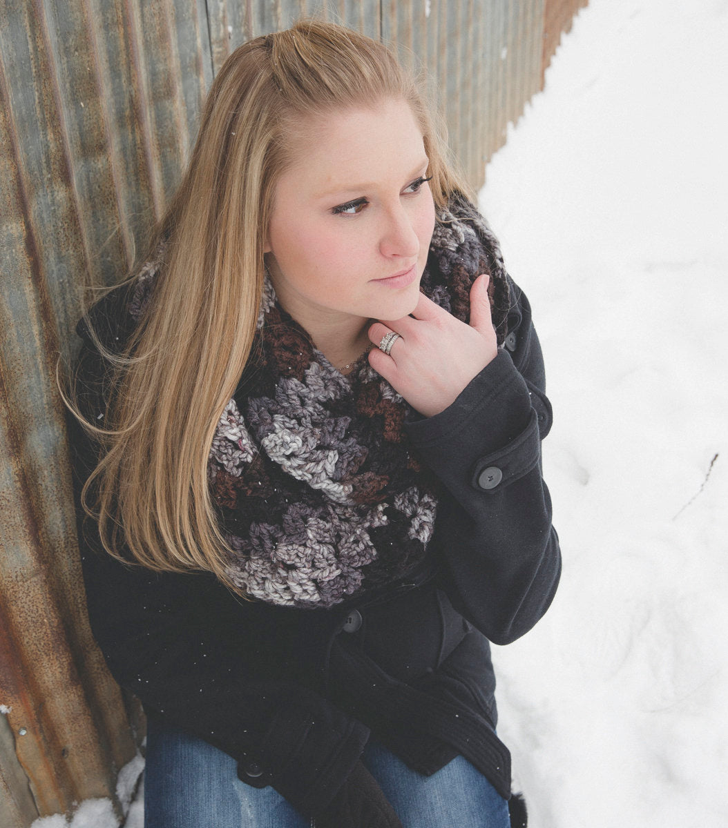 Crochet Pattern for Marietta Scarf or Cowl | Crochet Cowl Pattern | Scarf Crocheting Pattern | DIY Written Crochet Instructions