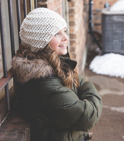 Crochet Pattern for Cascading Ridges Beanie | Crochet Hat Pattern | Hat Crocheting Pattern | DIY Written Crochet Instructions