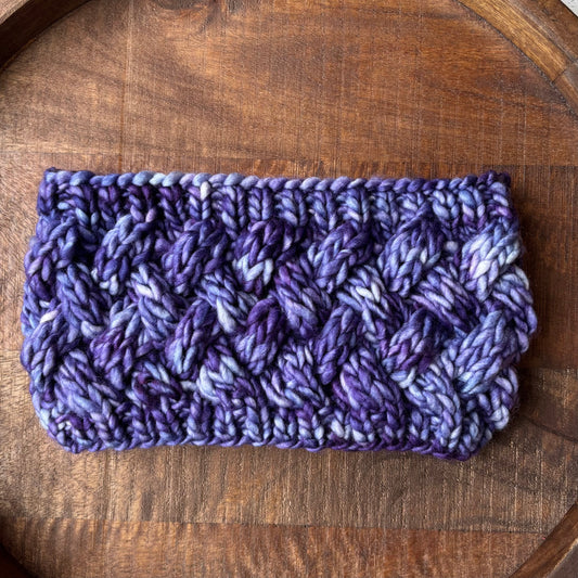 Yukon Headband | LUXURY Handmade 100% Merino Wool Knit Headband | Manos del Uruguay Franca | Adult Size | Ready To Ship