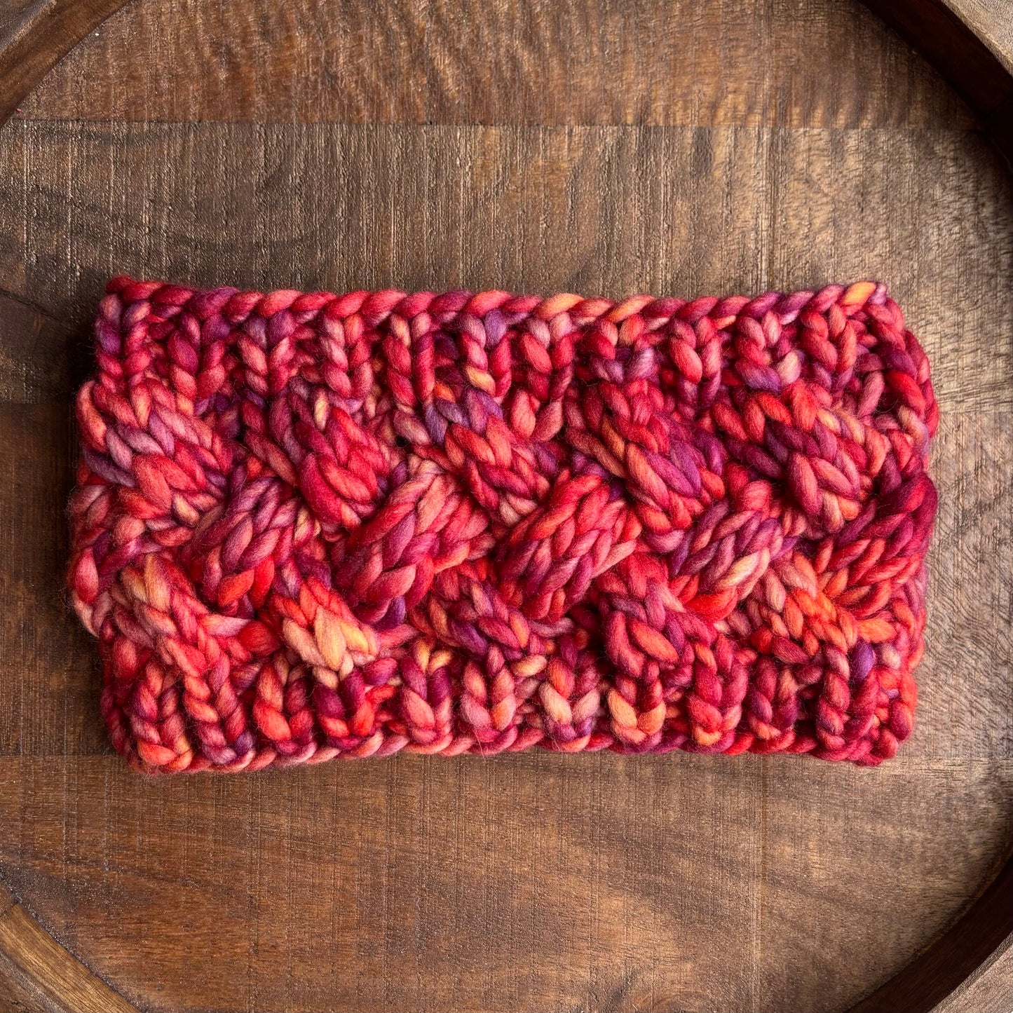 Yukon Headband | LUXURY Handmade 100% Merino Wool Knit Headband | Malabrigo Rasta | Adult Size | Ready To Ship