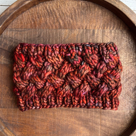 Yukon Headband | LUXURY Handmade 100% Merino Wool Knit Headband | Malabrigo Rasta | Adult Size | Ready To Ship