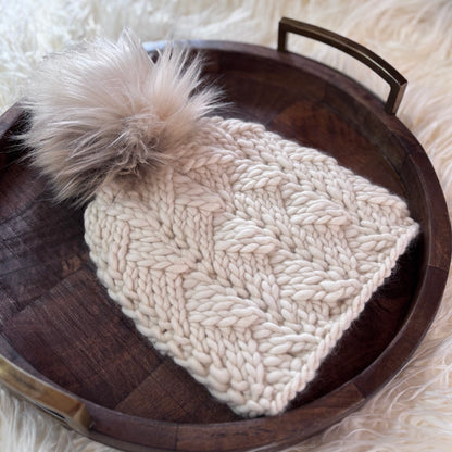 KNIT Pattern for Convergence Beanie | Knit Hat Pattern | Hat Knitting Pattern | DIY Written Knit Instructions