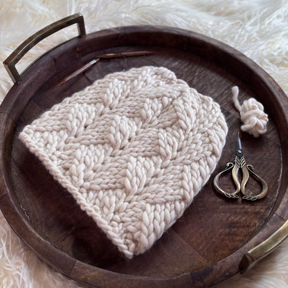 KNIT Pattern for Convergence Beanie | Knit Hat Pattern | Hat Knitting Pattern | DIY Written Knit Instructions