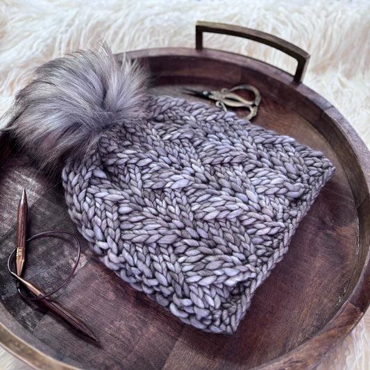 KNIT Pattern for Convergence Beanie | Knit Hat Pattern | Hat Knitting Pattern | DIY Written Knit Instructions