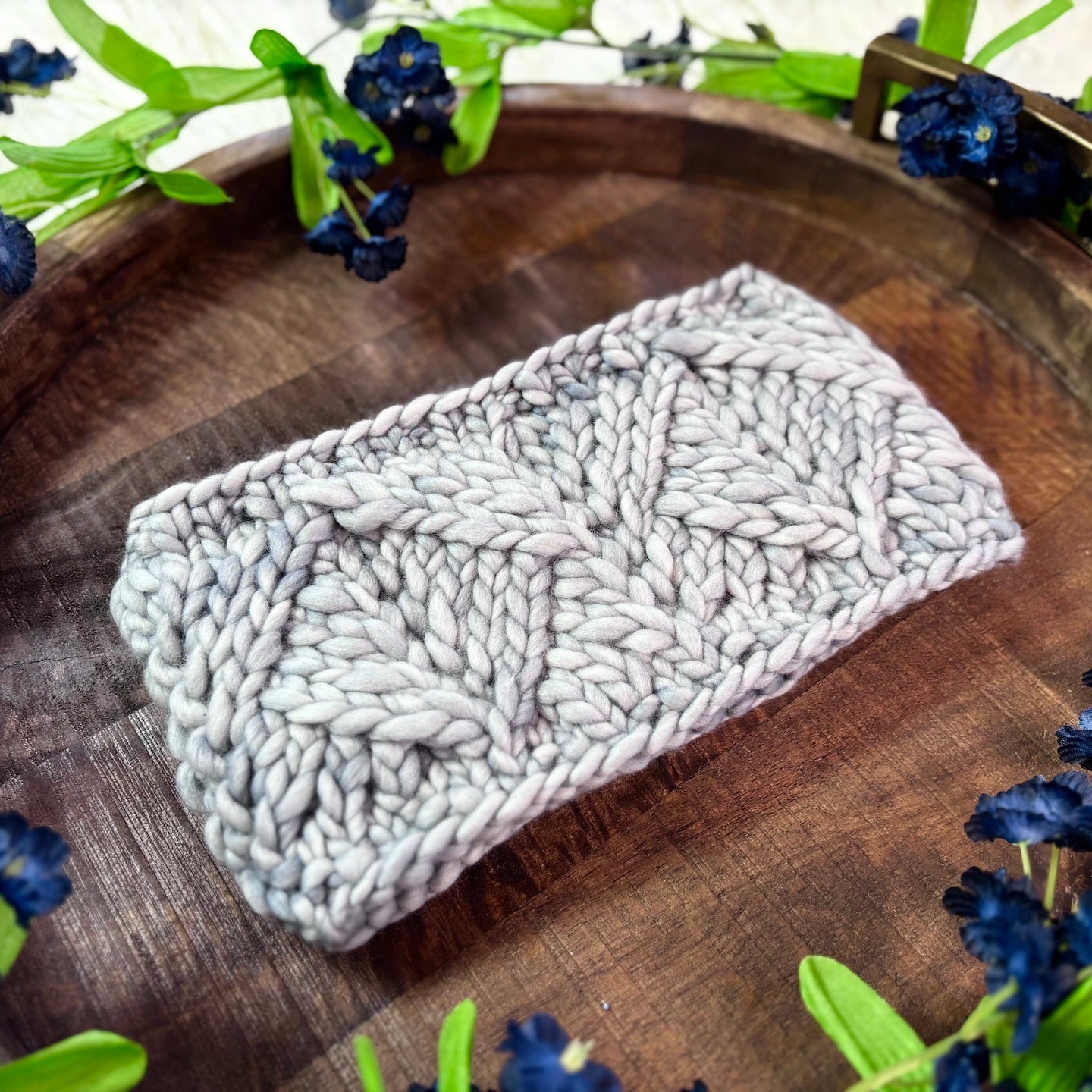 Convergent Headband | LUXURY Handmade 100% Merino Wool Knit Headband | Malabrigo Rasta | Adult Size | Ready To Ship