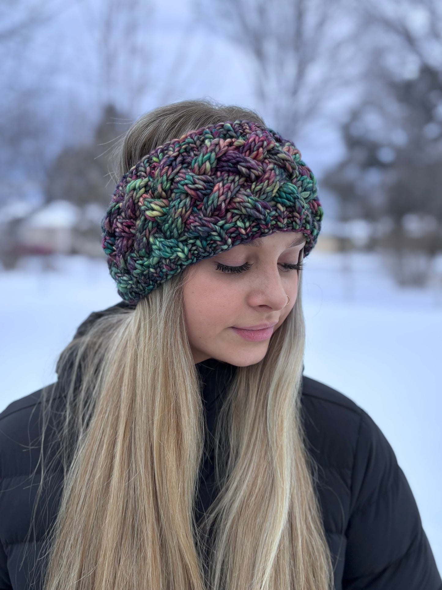 KNIT Pattern for Yukon Headband | Knitting Pattern PDF Instructions | DIY Written Tutorial | Ear Warmer Knitting Pattern | Knit Pattern