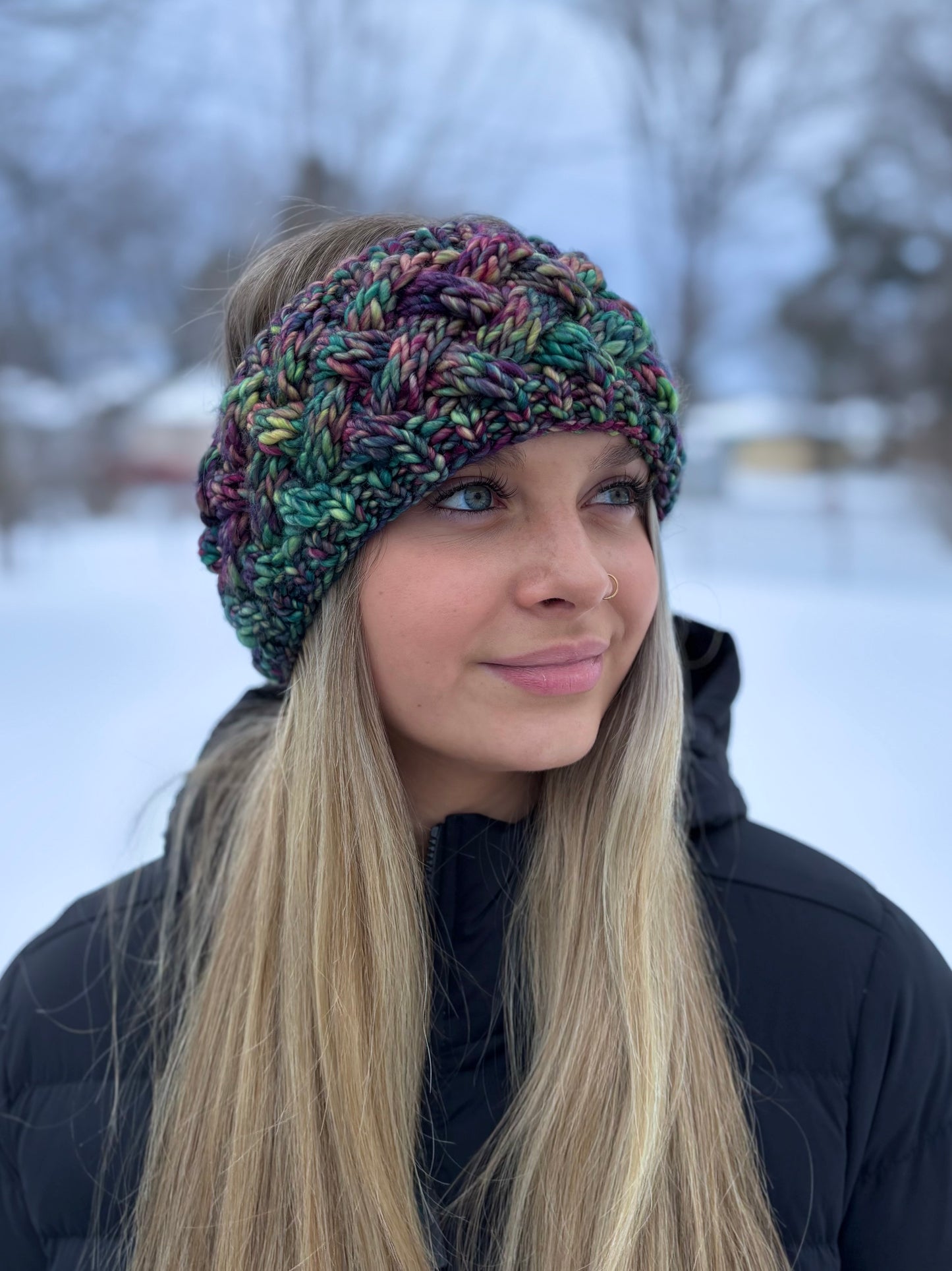 KNIT Pattern for Yukon Headband | Knitting Pattern PDF Instructions | DIY Written Tutorial | Ear Warmer Knitting Pattern | Knit Pattern