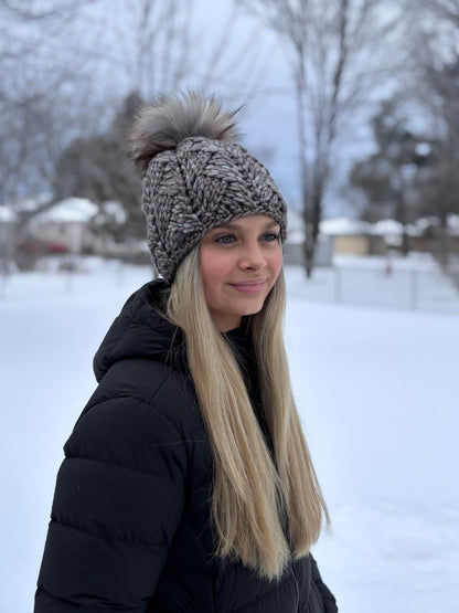 KNIT Pattern for Convergence Beanie | Knit Hat Pattern | Hat Knitting Pattern | DIY Written Knit Instructions