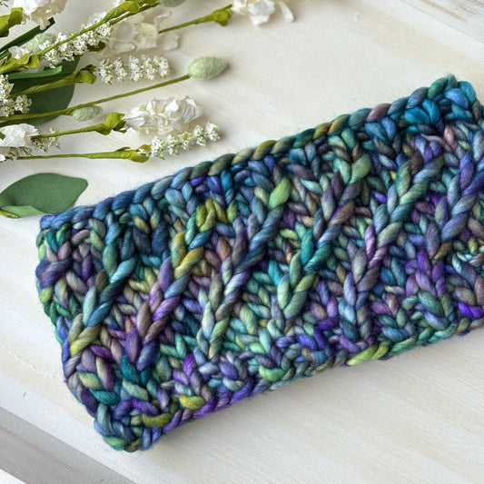 KNIT Pattern for Convoluted Headband | Knitting Pattern PDF Instructions | DIY Written Tutorial | Ear Warmer Knitting Pattern | Knit Pattern