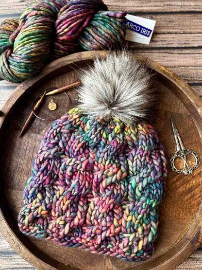 KNIT Pattern for Northland Beanie | Knit Hat Pattern | Hat Knitting Pattern | DIY Written Knit Instructions