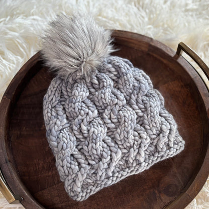 KNIT Pattern for Northland Beanie | Knit Hat Pattern | Hat Knitting Pattern | DIY Written Knit Instructions