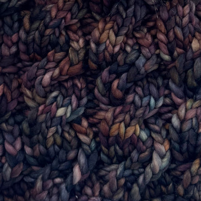 Northland Beanie | LUXURY Handmade 100% Merino Wool Knit Beanie | Malabrigo Rasta | Detachable Faux Fur Pom Pom | ADULT size | Ready To Ship