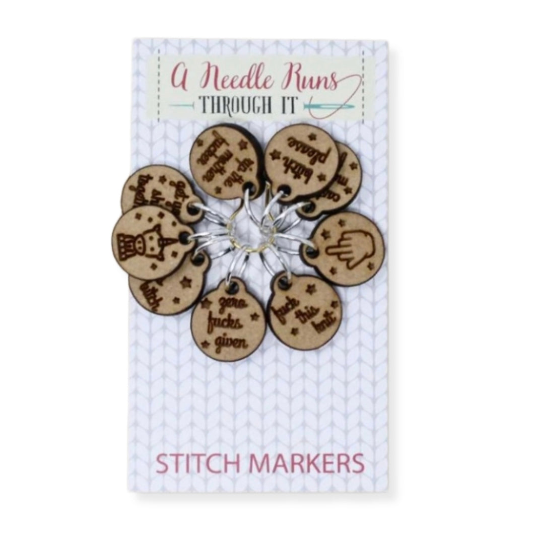 Stitch Markers: 