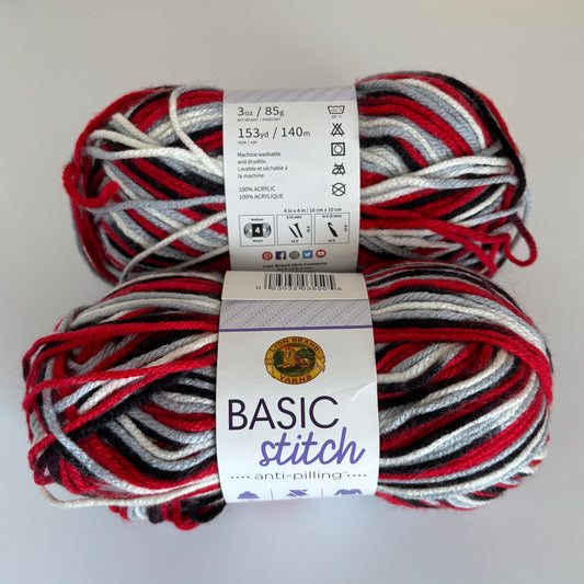 YARN (DISCONTINUED):  Lion Brand Basic Stitch Anti-Pilling in Buffalo Hill (lot of 2)