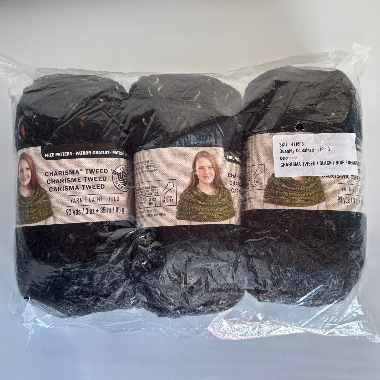 YARN:  Loops & Threads Charisma #5 Bulky Weight Yarn (Lot of 3 skeins)