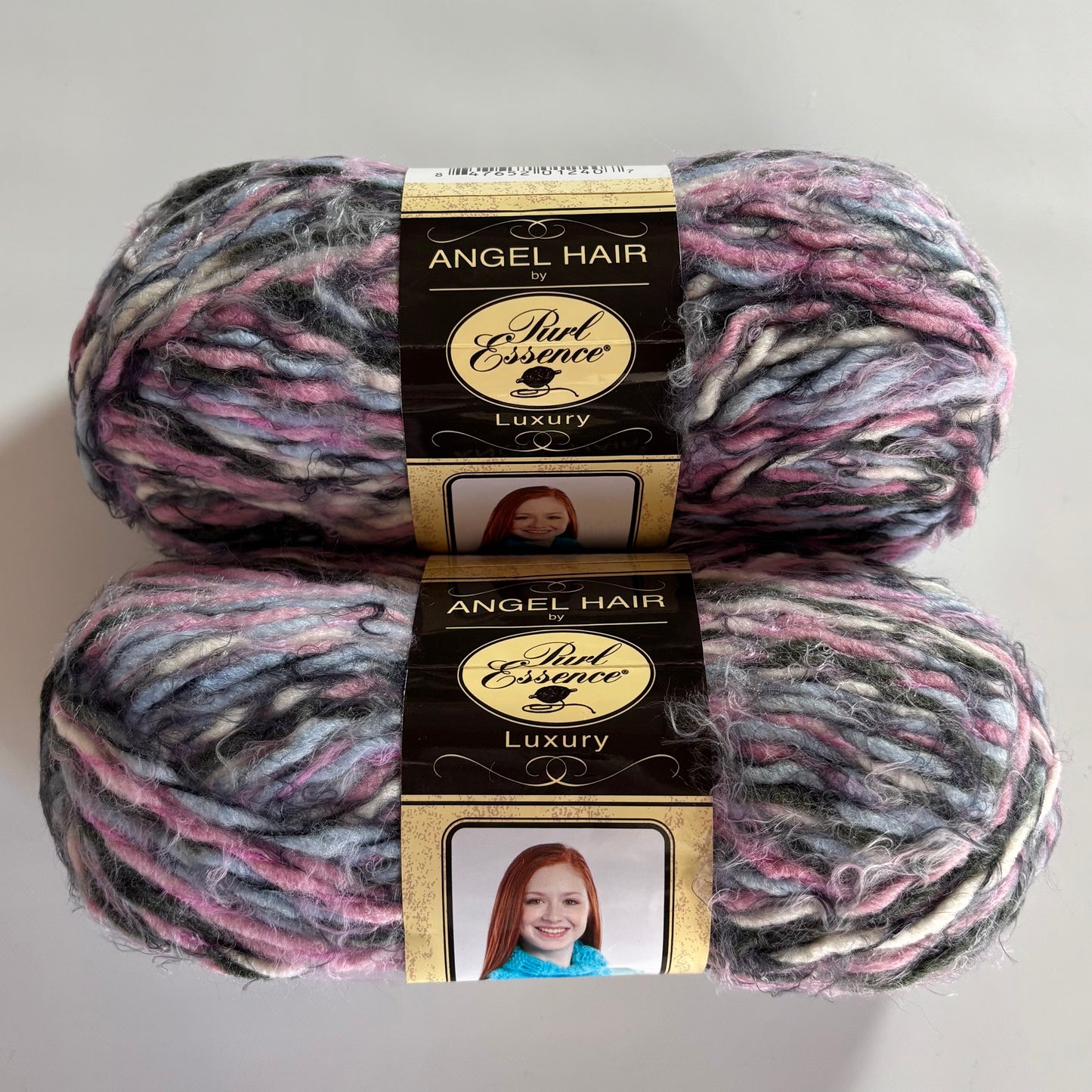 YARN (DISCONTINUED):  Sensations/Purl Essence Angel Hair Bulky Yarn (multiple colors)