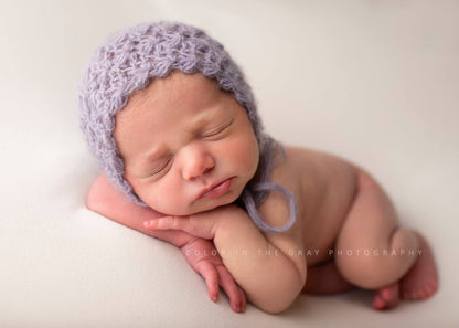 Crochet Pattern for Vintage Star Baby Bonnet | Crochet Baby Bonnet Pattern | Baby Hat Crocheting Pattern | DIY Written Crochet Instructions