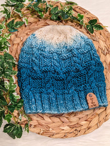 KNIT Pattern for Boxed Cables Beanie | Knit Hat Pattern | Hat Knitting Pattern | DIY Written Knit Instructions