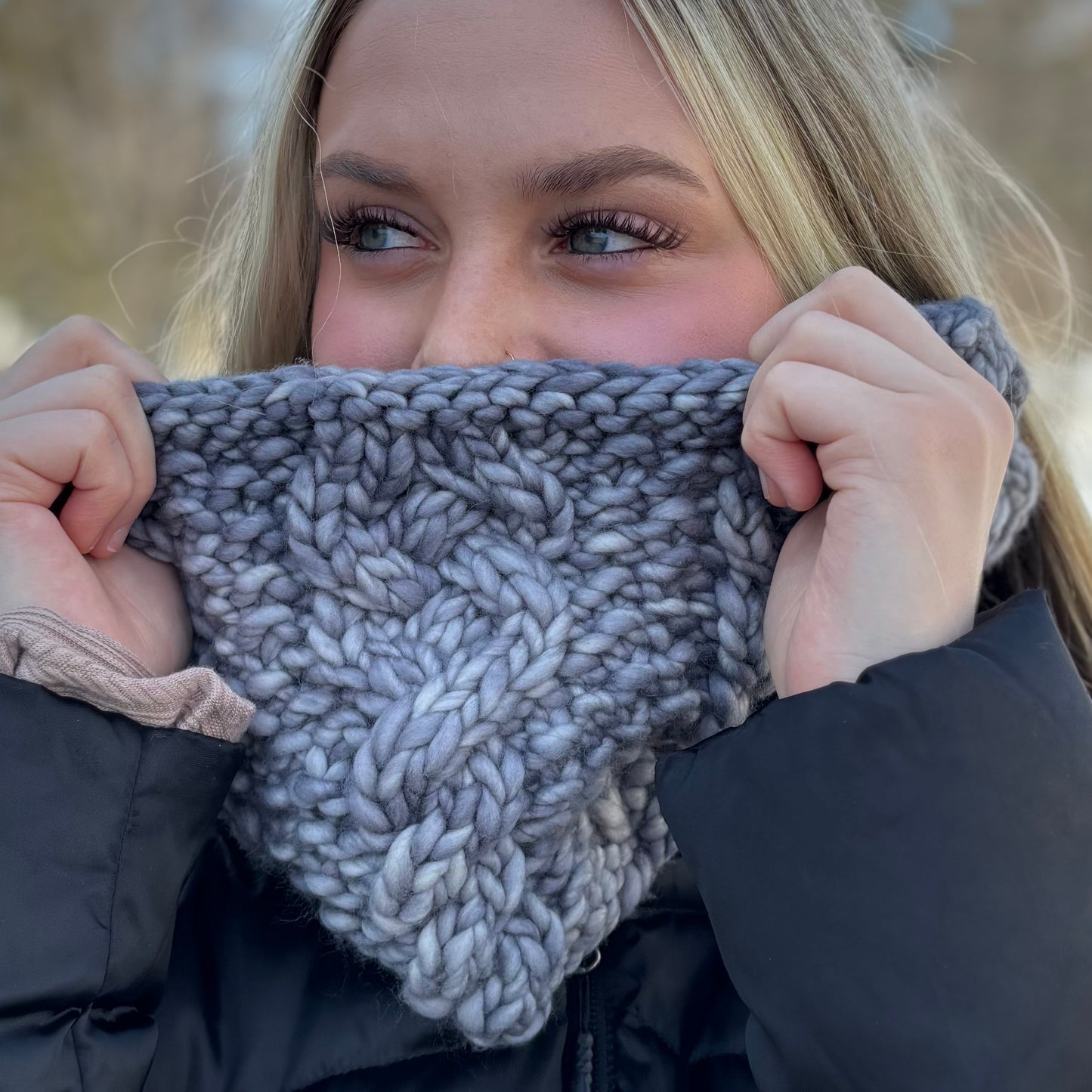 KNIT Pattern for Iron Ranger Cowl | Knit Cowl Pattern | Cowl Knitting Pattern | DIY Written Knit Instructions