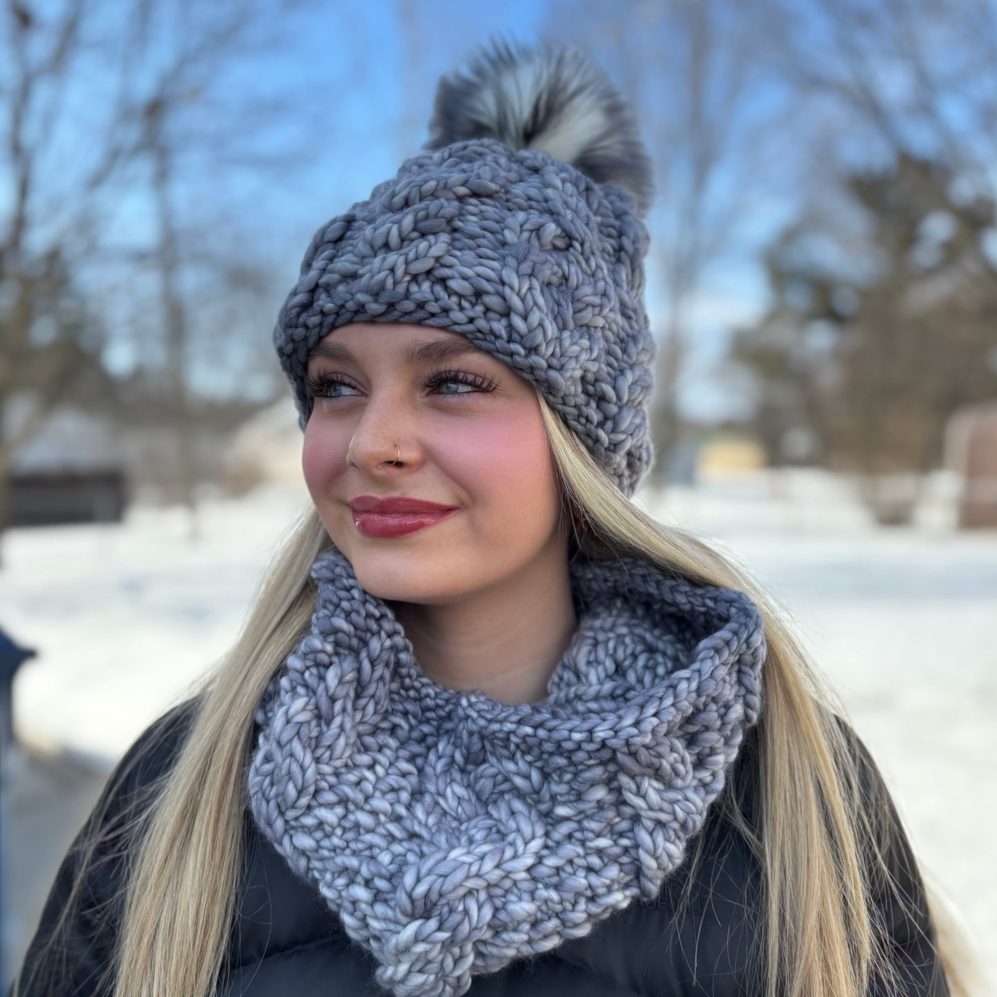 KNIT Pattern for Iron Ranger Cowl | Knit Cowl Pattern | Cowl Knitting Pattern | DIY Written Knit Instructions