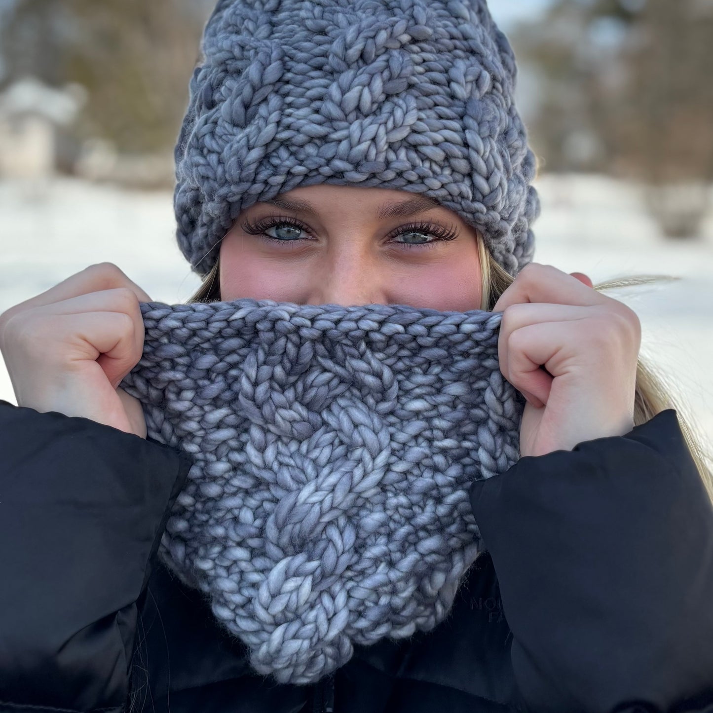 KNIT Pattern for Iron Ranger Cowl | Knit Cowl Pattern | Cowl Knitting Pattern | DIY Written Knit Instructions