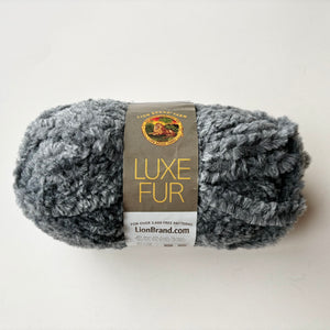 YARN (DISCONTINUED):  Lion Brand Luxe Fur Yarn in various colors (individual skeins)