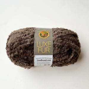 YARN (DISCONTINUED):  Lion Brand Luxe Fur Yarn in various colors (individual skeins)