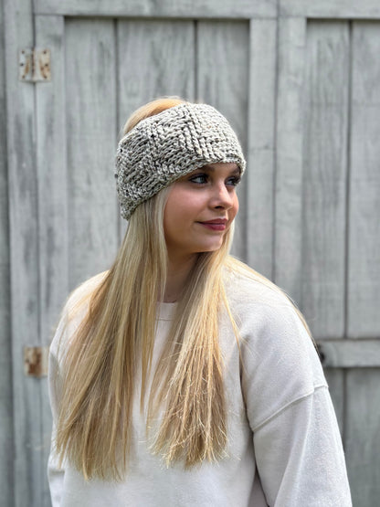 Crochet Pattern for Thunderstruck Ear Warmer | Crochet Headband Pattern | Ear Warmer Crocheting Pattern | DIY Written Crochet Instructions