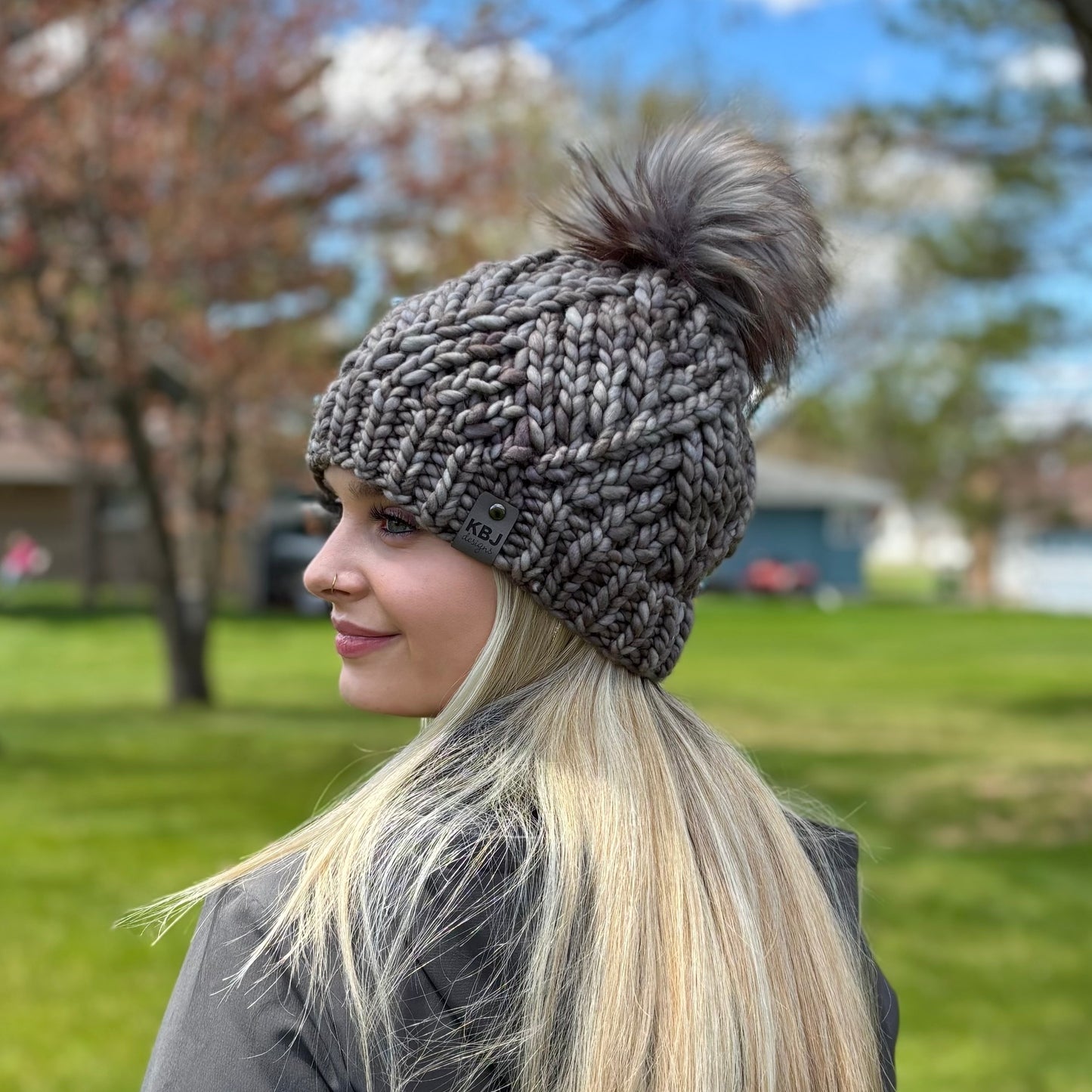 KNIT Pattern for Diamond Twist Beanie | Knit Hat Pattern | Hat Knitting Pattern | DIY Written Knit Instructions