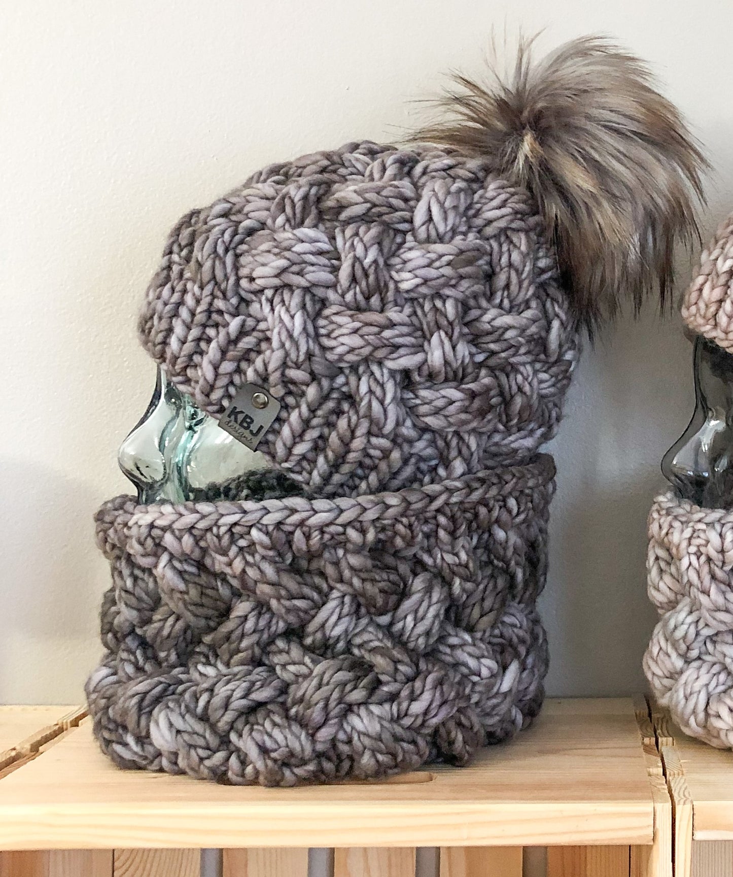 Yukon Cowl | LUXURY Handmade 100% Merino Wool Knit Cowl | Malabrigo Rasta  | One Size Fits Most | Ready To Ship