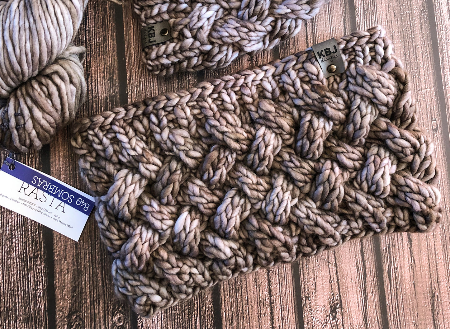 Yukon Cowl | LUXURY Handmade 100% Merino Wool Knit Cowl | Malabrigo Rasta  | One Size Fits Most | Ready To Ship
