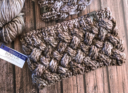 Yukon Cowl | LUXURY Handmade 100% Merino Wool Knit Cowl | Malabrigo Rasta  | One Size Fits Most | Ready To Ship