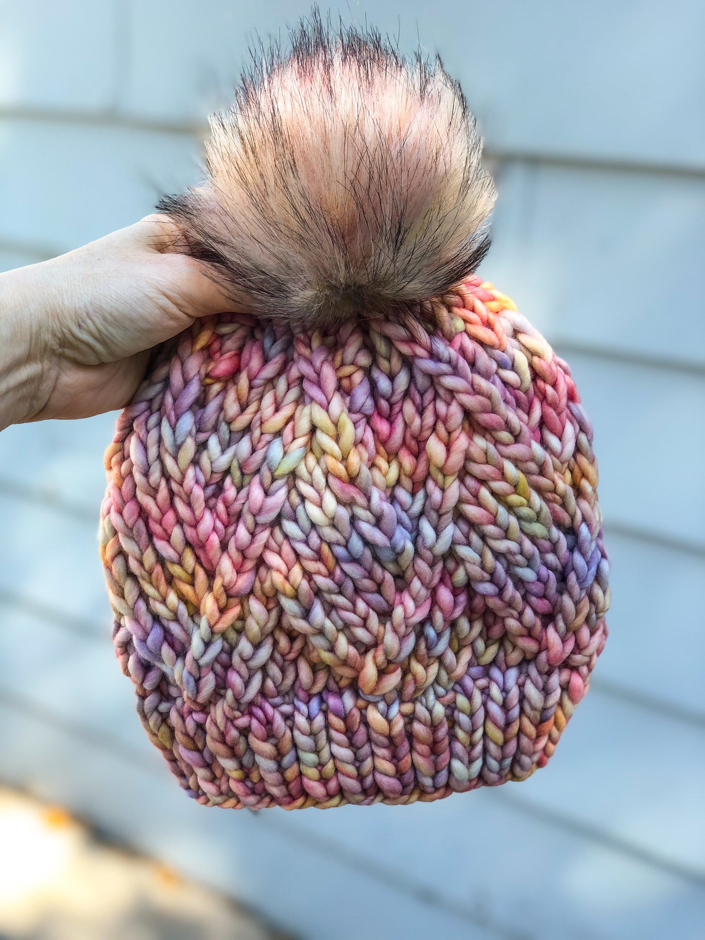 KNIT Pattern for Diamond Twist Beanie | Knit Hat Pattern | Hat Knitting Pattern | DIY Written Knit Instructions