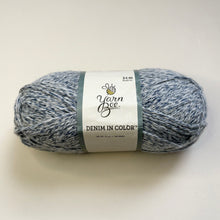 Load image into Gallery viewer, YARN (DISCONTINUED):  Hobby Lobby Yarn Bee &#39;Denim in Color&#39; #4 worsted weight yarn (individual skeins, denim, gray or black)
