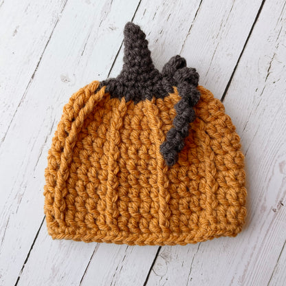 Crochet Pattern for Chunky Rustic Pumpkin Beanie | Crochet Hat Pattern | Hat Crocheting Pattern | DIY Written Crochet Instructions