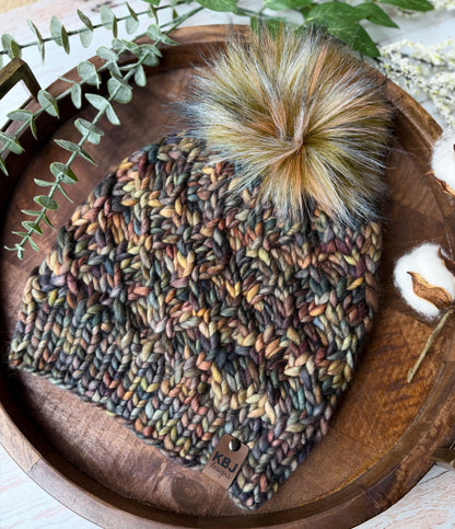 KNIT Pattern for Crossweave Beanie | Knit Hat Pattern | Hat Knitting Pattern | DIY Written Knit Instructions