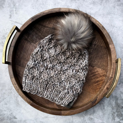 KNIT Pattern for Crossweave Beanie | Knit Hat Pattern | Hat Knitting Pattern | DIY Written Knit Instructions