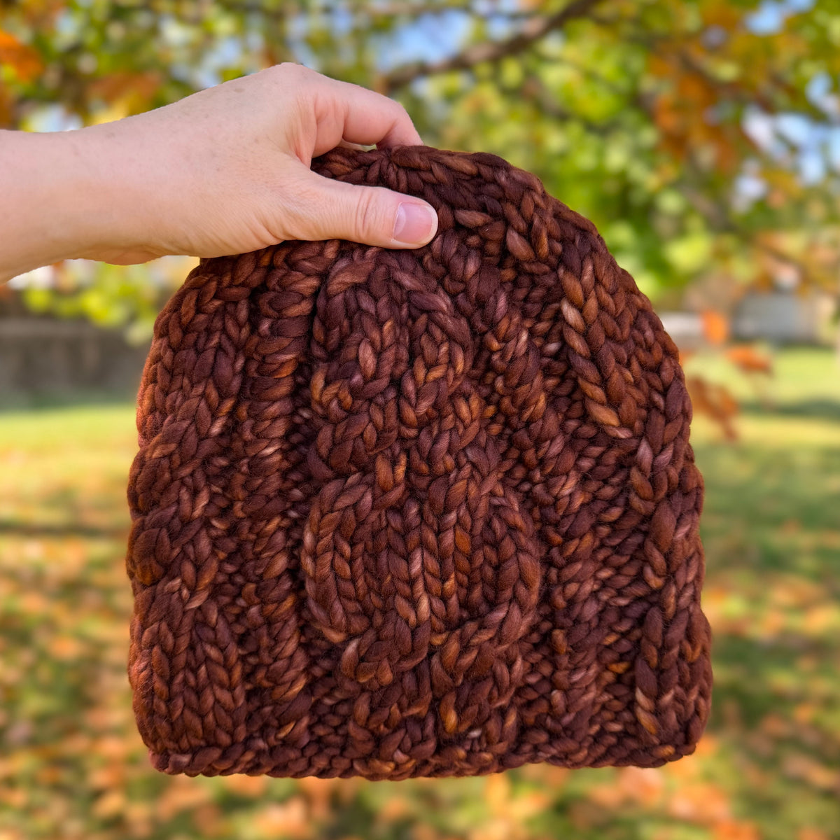 KNIT Pattern for Split Rock Cable Beanie | Knit Hat Pattern | Hat Knitting Pattern | DIY Written Knit Instructions