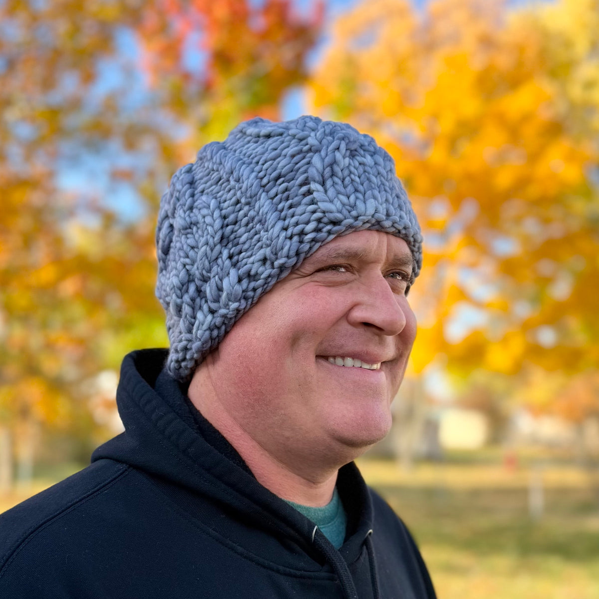 KNIT Pattern for Split Rock Cable Beanie | Knit Hat Pattern | Hat Knitting Pattern | DIY Written Knit Instructions