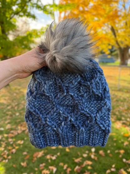 KNIT Pattern for Boundary Waters Beanie | Knit Hat Pattern | Hat Knitting Pattern | DIY Written Knit Instructions