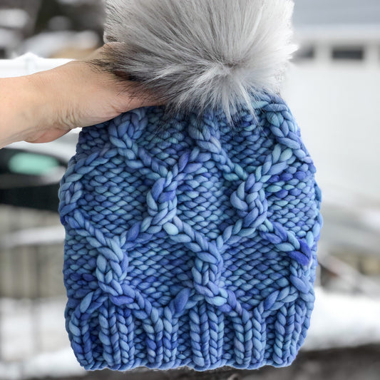 KNIT Pattern for Entangled Beanie | Knit Hat Pattern | Hat Knitting Pattern | DIY Written Knit Instructions