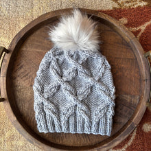 Load image into Gallery viewer, KNIT Pattern for Double Cross Beanie or Slouch | Knit Hat Pattern | Hat Knitting Pattern | DIY Written Knit Instructions
