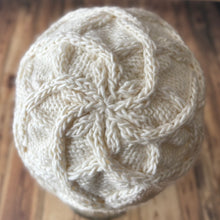 Load image into Gallery viewer, KNIT Pattern for Double Cross Beanie or Slouch | Knit Hat Pattern | Hat Knitting Pattern | DIY Written Knit Instructions
