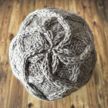 Load image into Gallery viewer, KNIT Pattern for Double Cross Beanie or Slouch | Knit Hat Pattern | Hat Knitting Pattern | DIY Written Knit Instructions
