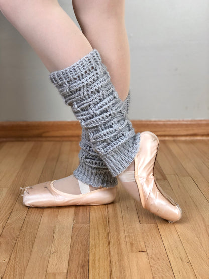 Ballet Weave Leg Warmers | Handmade Mohair Leg Warmers | One Size Fits Most Children | Ready To Ship